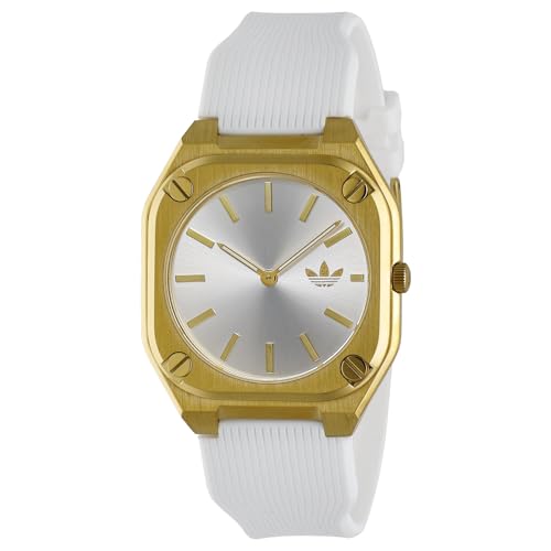 [アディダスオリジナルスウォッチ] Watch シティテックシン CITY TECH THIN シルバー 文字盤 ステンレススチール ミネラルガラス クォーツ 時計 腕時計 ブランド AOFH24003 メンズ [並行輸入品]